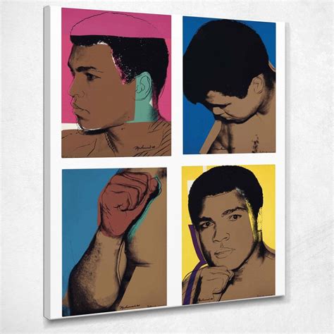 Muhammad Ali 7 1978 Andy Warhol canvas print