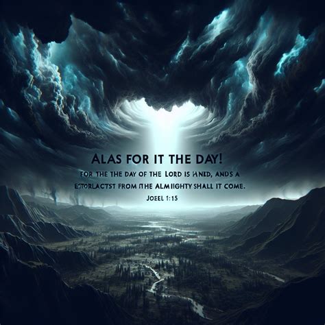 What does Joel 1:15 mean? | Bible Art