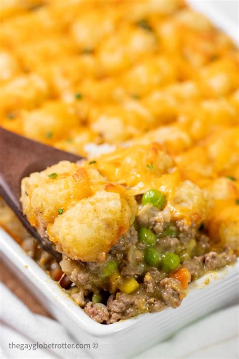 Tater Tot Casserole Hamburger Tator Tot Casserole, Tater Tot Hotdish ...