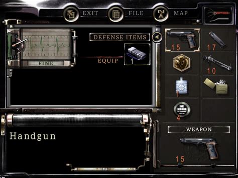 Resident Evil UI 的图像结果