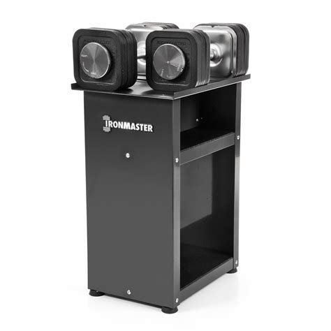 Ironmaster Quick-Lock Adjustable Dumbbell System - 75 lbs Dumbbells ...