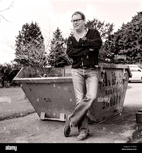 Portrait of comedian Vic Reeves photographed at home in March 2006 ...