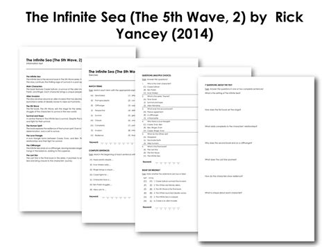 The Infinite Sea (The 5th Wave, 2) by Rick Yancey (2014) | Made By Teachers