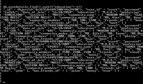 Image result for MongoDB Query Sort DB