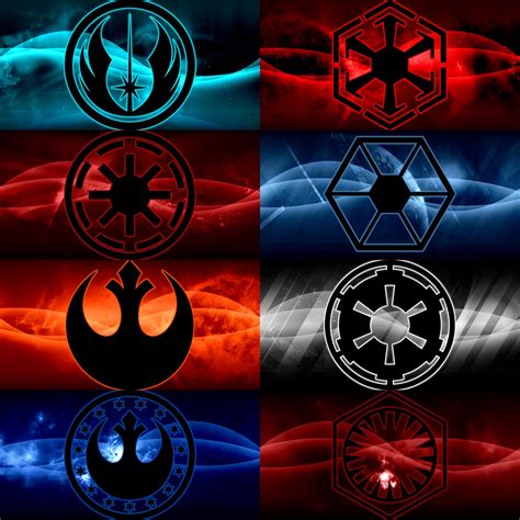 Star Wars Symbols Wallpaper