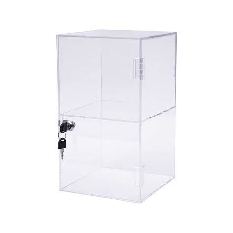 Acrylic Display Shelf Clear Acrylic Display Case Tiered Display Stand ...