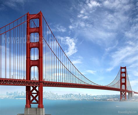 Golden Gate Bridge Renderings - Howard Digital
