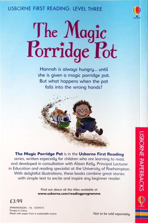 The Magic Porridge Pot - Usborne First Reading – Books and You