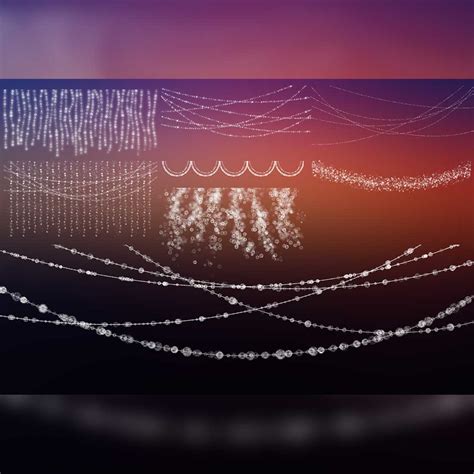 Christmas light overlay, Christams photoshop overlay, Christmas lights ...