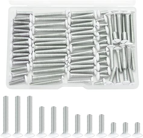 200 Pieces Wall Plate Screws 4 Sizes Electrical Outlet Cover Screws ...