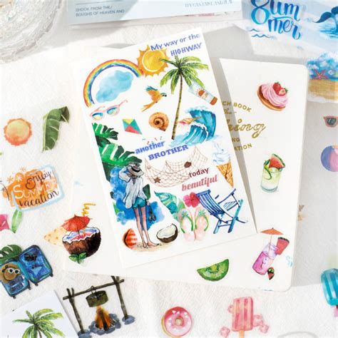 Pleasent life series scrapbook sticker Sheets