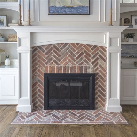 Fantastic Cost-Free Brick Fireplace surround Ideas A brick fireplace ...