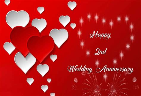 Download Happy Second Wedding Anniversary Picture | Wallpapers.com