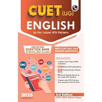 CUET (UG) English 2025 | Chapterwise & Topicwise Question Bank with ...