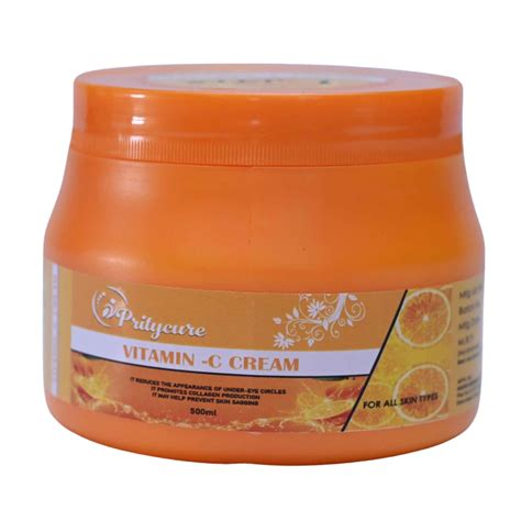 Prity Cure Drust Clean Face Vitamin-C- Cream, 500ML : Amazon.in: Beauty
