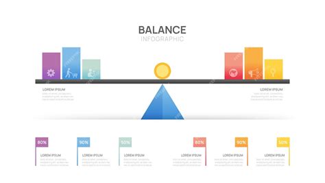 Premium Vector | Infographic scale diagram template for business balance concept presentation ...