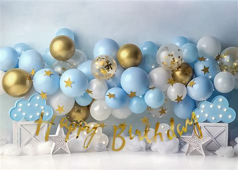 Specialyou.In Blue & Golden Happy Birthday Decoration Items For Boys ...