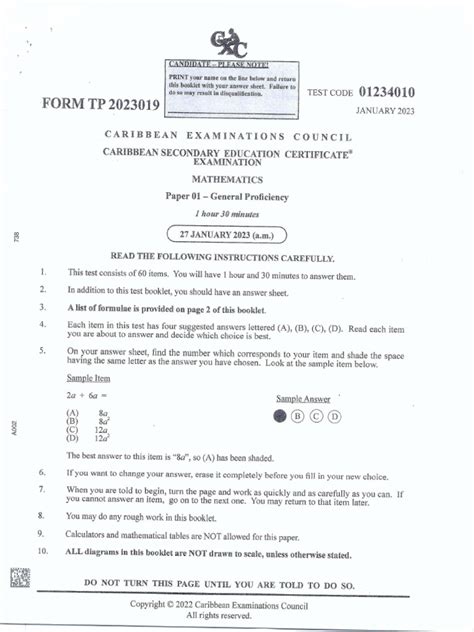 Image result for Math Paper for CSEC