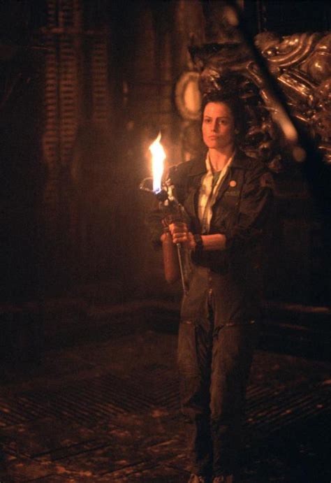 Sigourney Weaver — Alien (1979). Delete scene.