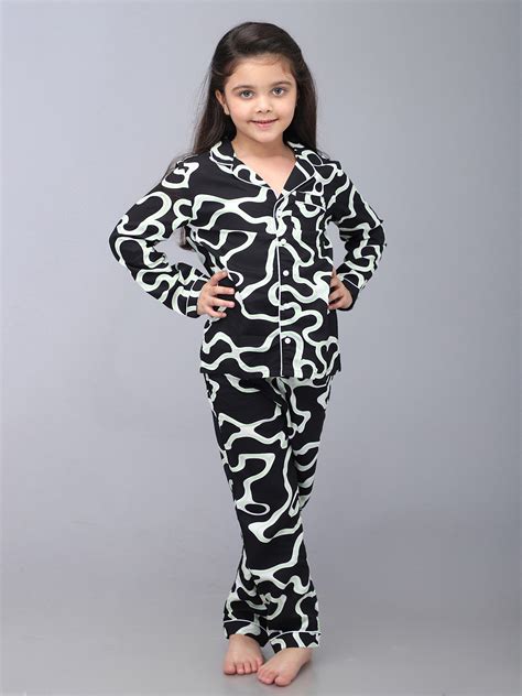 Abstract Printed Nightsuit for Boys and Girls | Trendy & Comfortable ...