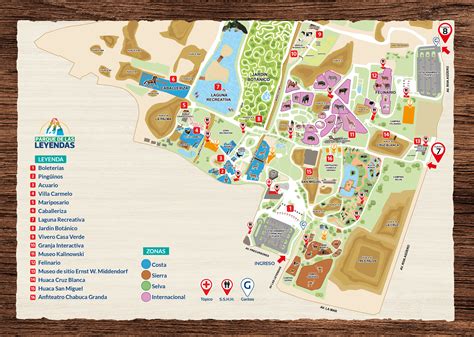Zoo map, Lincoln park zoo, Map
