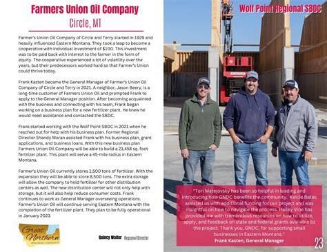 Success Stories | Montana Department of Commerce