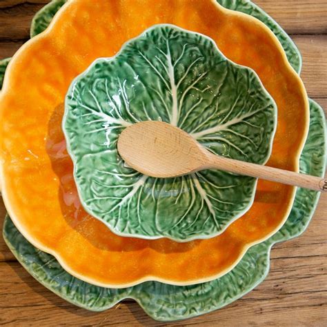 Bordallo Pinheiro | Cabbage Bowl 17.5cm Natural | Bring Luxury Home ...