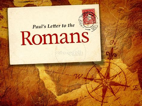 Letter To The Romans PowerPoint Template | Clover Media