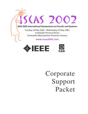 Fillable Online ISCAS 2002 Sponsorship - Conference Management Services ...