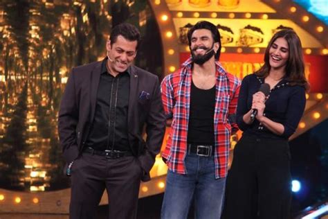 Ranveer Singh and Vaani Kapoor promote Befikre on Salman Khan's Bigg ...
