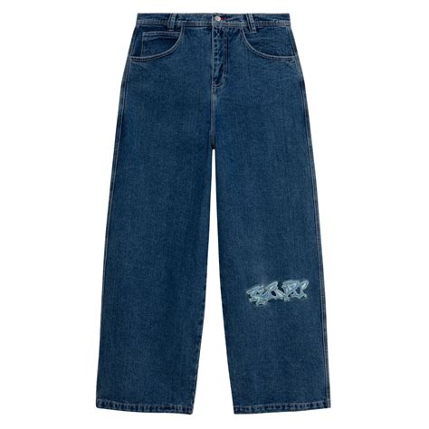 RIPNDIP Ace Ultra Wide Leg Jeans - Medium Wash – CCS