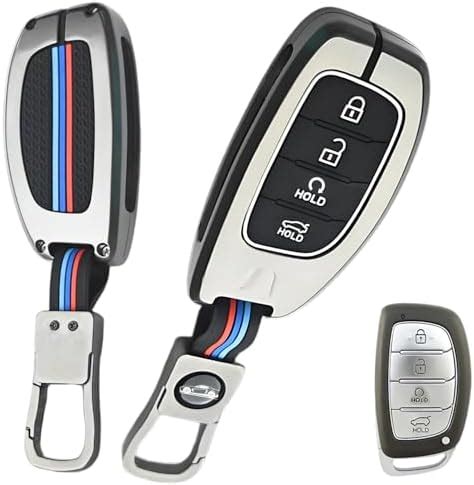 ACTURATE Metal Shell Silicone Key Cover Compatible with Hyundai Creta ...