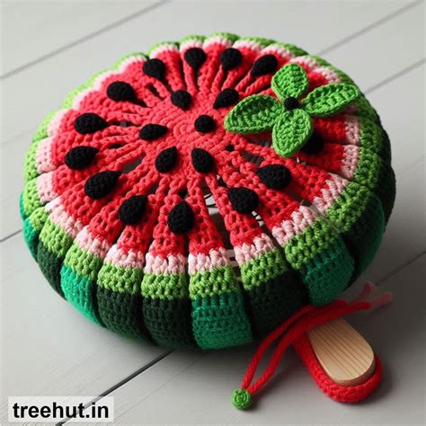 Watermelon Crochet Table Fan Cover Ideas and how to make them