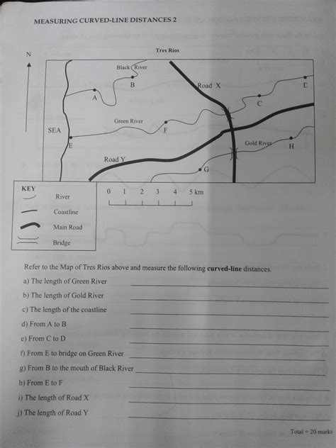 Image result for Measuring Distance On a Map Worksheet