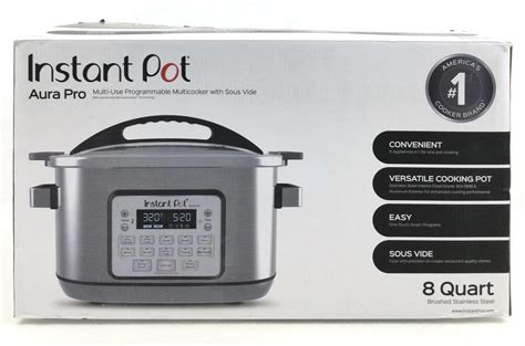 Lot - 8 Quart Instant Pot Aurora Pro