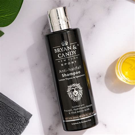 Sport Anti-Hairfall Shampoo – Lemon Thyme & Spearmint (200ml) – BRYAN ...