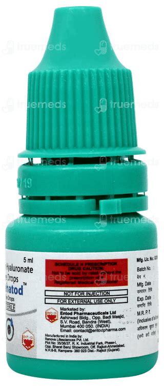 Trehatod Eye Drops 5ml - Uses, Side Effects, Dosage, Price | Truemeds