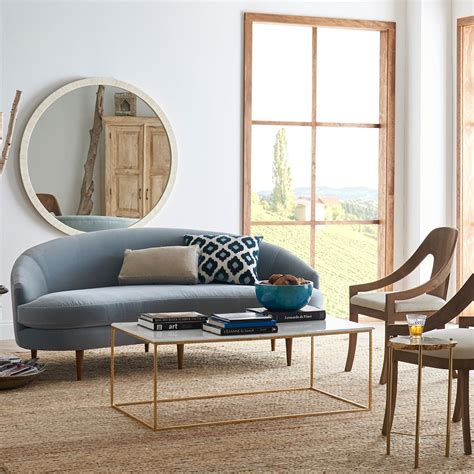 Gold Leaf Marble Coffee Table | Wisteria