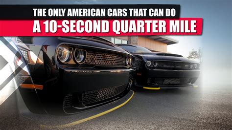 The Only American Cars That Can Do A 10-Second Quarter Mile
