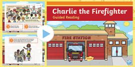 Charlie the Firefighter PowerPoint - Stories for People Who Help Us Topic