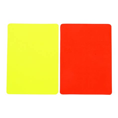 AMLESO Soccer Referee Cards Set Red Card and Yellow Card PVC Referee ...