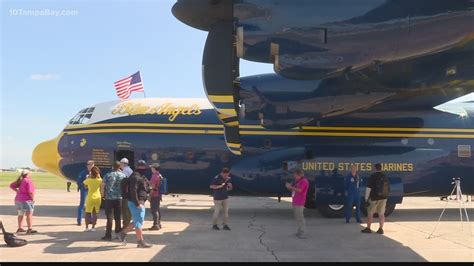The Blue Angels newly acquired 'Fat Albert' plane on display at SUN n ...