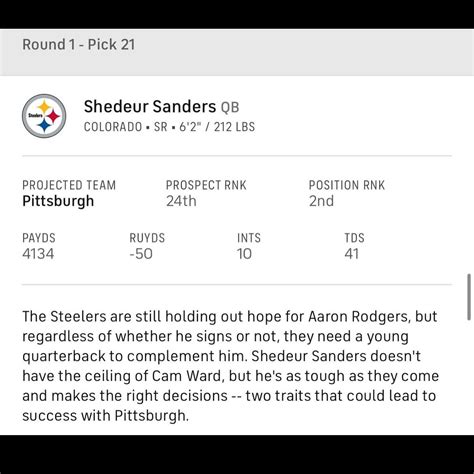 @steelerslanding | In their latest mock draft, CBS Sports has the ...