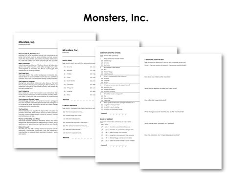 Monsters Inc Transcript 的图像结果