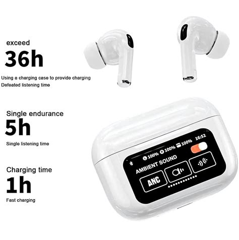 Display Ear Buds - Wireless Earbuds with Remote Photography