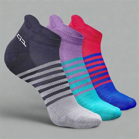 Heelium Bamboo Men Ankle Socks (Striped) - 3 Pairs