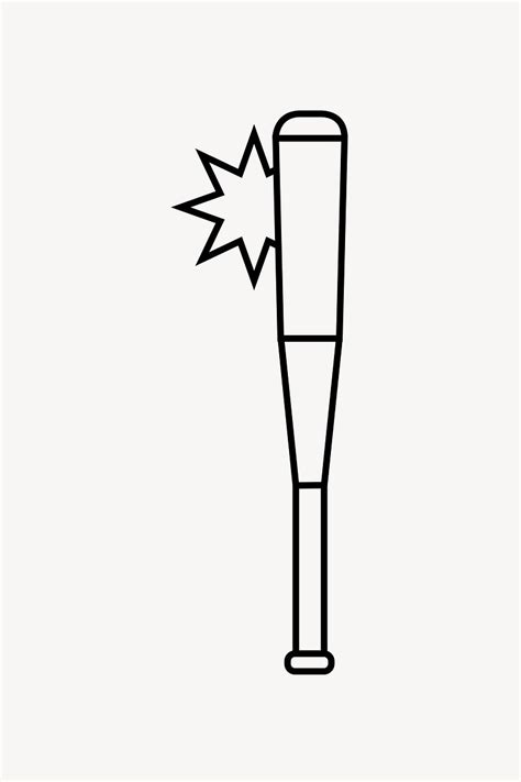 Baseball Bat Line Drawing 的图像结果