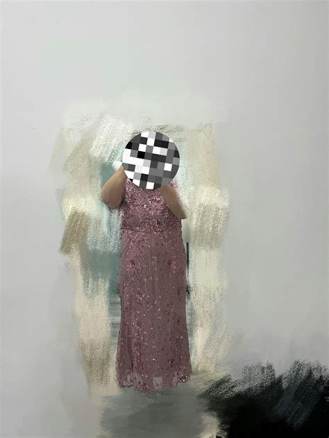 Plus Size Sequin Short Sleeve Evening Gown for Wedding Guests & Formal ...