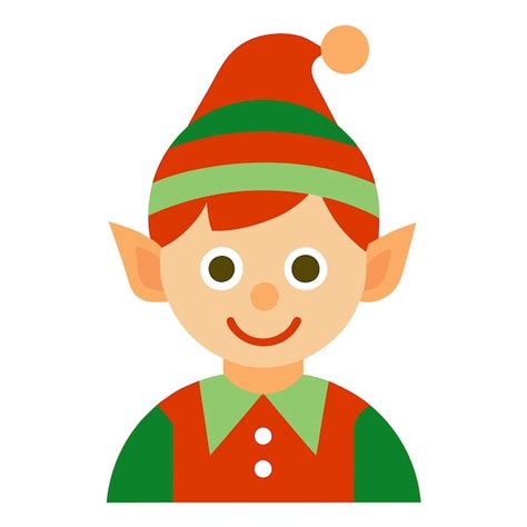 Christmas elf icon vector illustration | Premium AI-generated vector