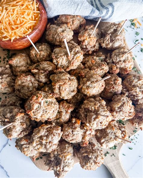 Protein Packed Sausage Balls - Pound Dropper
